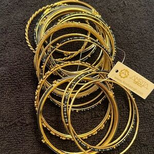 Black and gold necklace